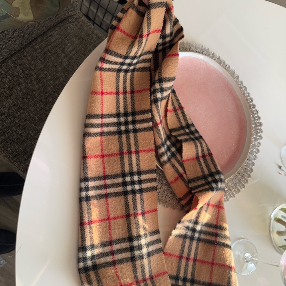 Authentic Burberry wool scarf